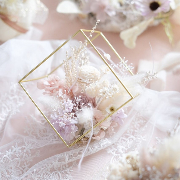 〜＊レースのキューブアレンジ＊〜 レースのキューブアレンジ＊〜 SOLD〜＊レースのキューブアレンジ