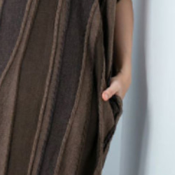 【受注】♡秋冬　ウール ニットワンピース ハーフハイネックのファースカート 12枚目の画像