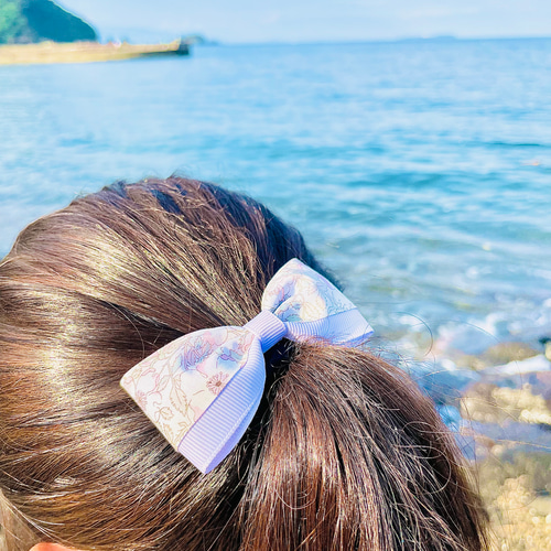 リバティリボン ヘアアクセサリー ヘアゴム ヘアピン リバティ