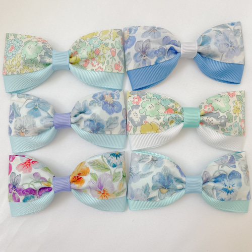 リバティリボン ヘアアクセサリー ヘアゴム ヘアピン リバティ