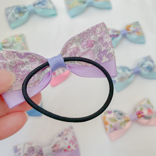 リバティリボン ヘアアクセサリー ヘアゴム ヘアピン リバティ