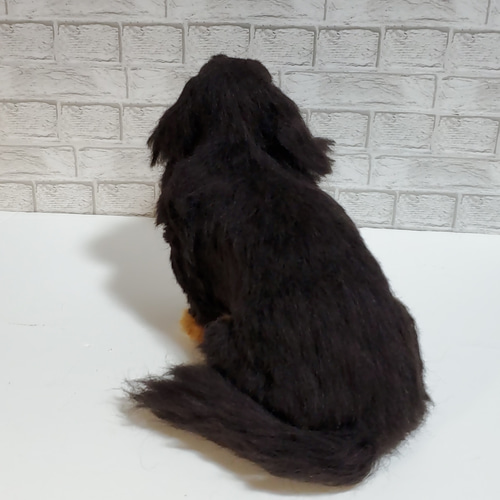 羊毛フェルトオーダーメイド、受注制作、羊毛フェルト犬、ペットロス