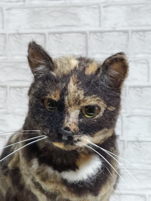 羊毛フェルトオーダーメイド、受注制作、羊毛フェルト犬、ペットロス 