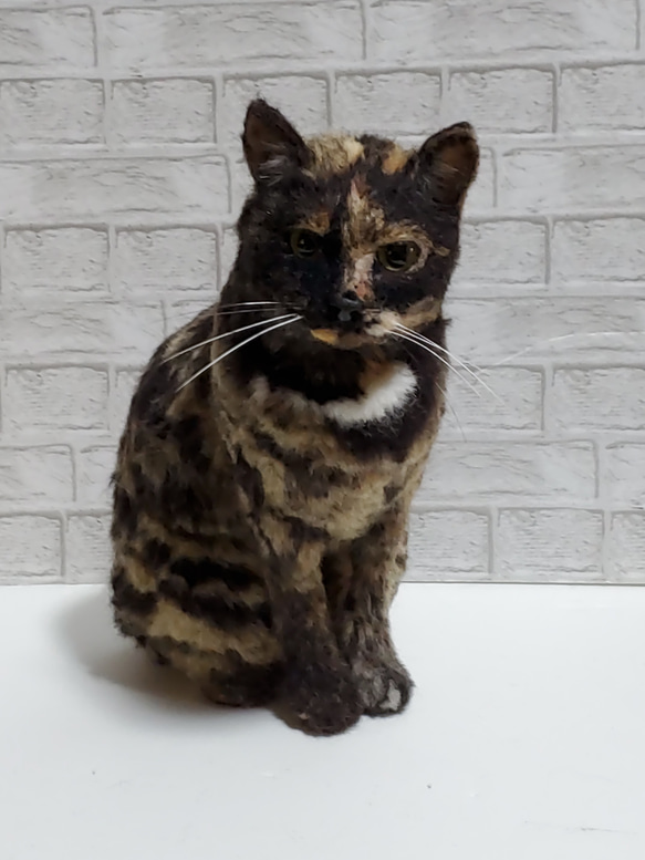 羊毛フェルトオーダーメイド、受注制作、羊毛フェルト犬、ペットロス 