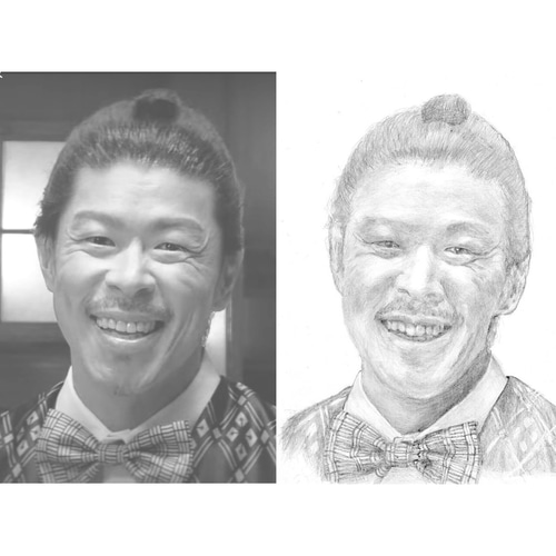 sgk39/写真を手描き鉛筆画に/オーダーメイド/シゲじい工房 ネックレス