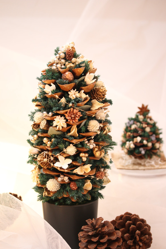 大王松 の 松ぼっくりツリー プリザーブド ドライフラワー ツリー