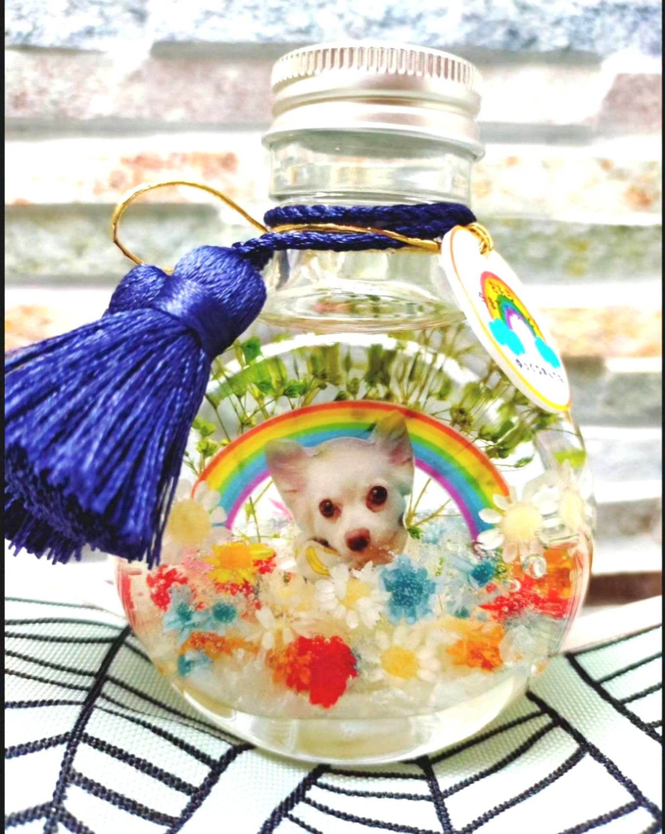 虹の橋を渡ったうちの子✤メモリアルハーバリウム