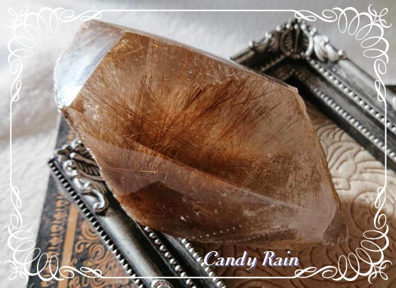 *** スモーキー・ルチルクォーツ・原石 ***