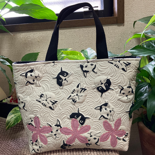 マキシーさん専用☆ハワイアンキルト☆フラミンゴバック Kathy Mom x