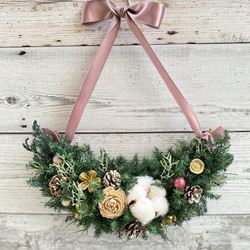 ＊オーダー受付＊ No.123 クレセントリース プリザーブドフラワー オーダー様ご確認用＊ No.123 クレセントリース プリザーブドフラワー