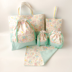 ミルキーラビット　うさぎ　オーダーページ　レッスンバック　3点セット　入園入学 ミルキーラビット うさぎ オーダーページ レッスンバック 3点セット