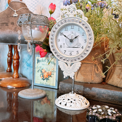 レトロ　アンティーク調　メロディーロイヤルクォーツ　置時計　小物入れ付 1bc32ba874abb9966380dc62b3b400