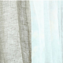 210巾 リネンのカーテン マルチクロス テーブルクロス 麻　生成 白 ベージュ ホワイト エクリュ マルチカバー 薄地 1枚目の画像