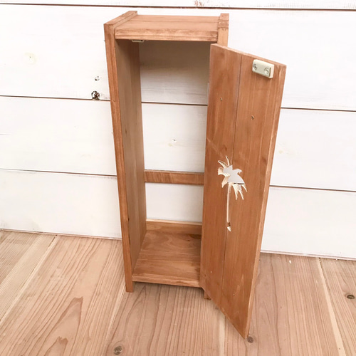 トイレ収納ボックス トイレ清掃用具入れ トイレラック 扉付き収納棚