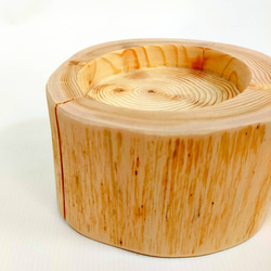 &lt;只賣原木&gt; Nyan馬克杯！健康水碗非常適合！新鮮高野真木原木碗飯桌食品碗 第5張的照片