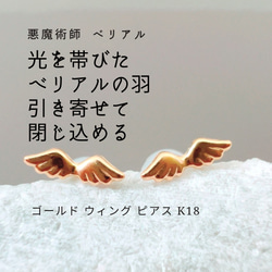 【2025A/W新作★送料無料】 光を帯びたべリアルの羽 ゴールド 引き寄せて閉じ込める アクセサリー