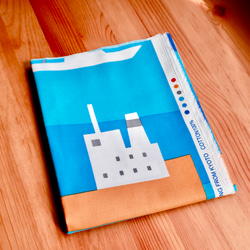 オリジナルテキスタイル「SHIP」カットクロス　110巾×50cm 1枚目の画像