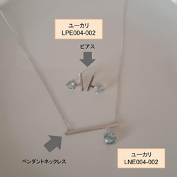 【ユーカリ】シルバーネックレス　LNE004ブルートパーズ 8枚目の画像