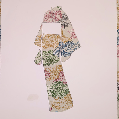 古布】正絹 源氏物語絵巻 ドール着物サイズ 生地 和小物キット専門店  