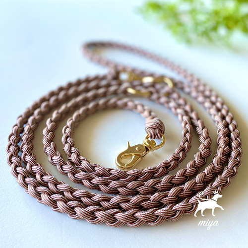 受注制作 パラコードカフェリード リード・首輪 M IYA 通販 16728037