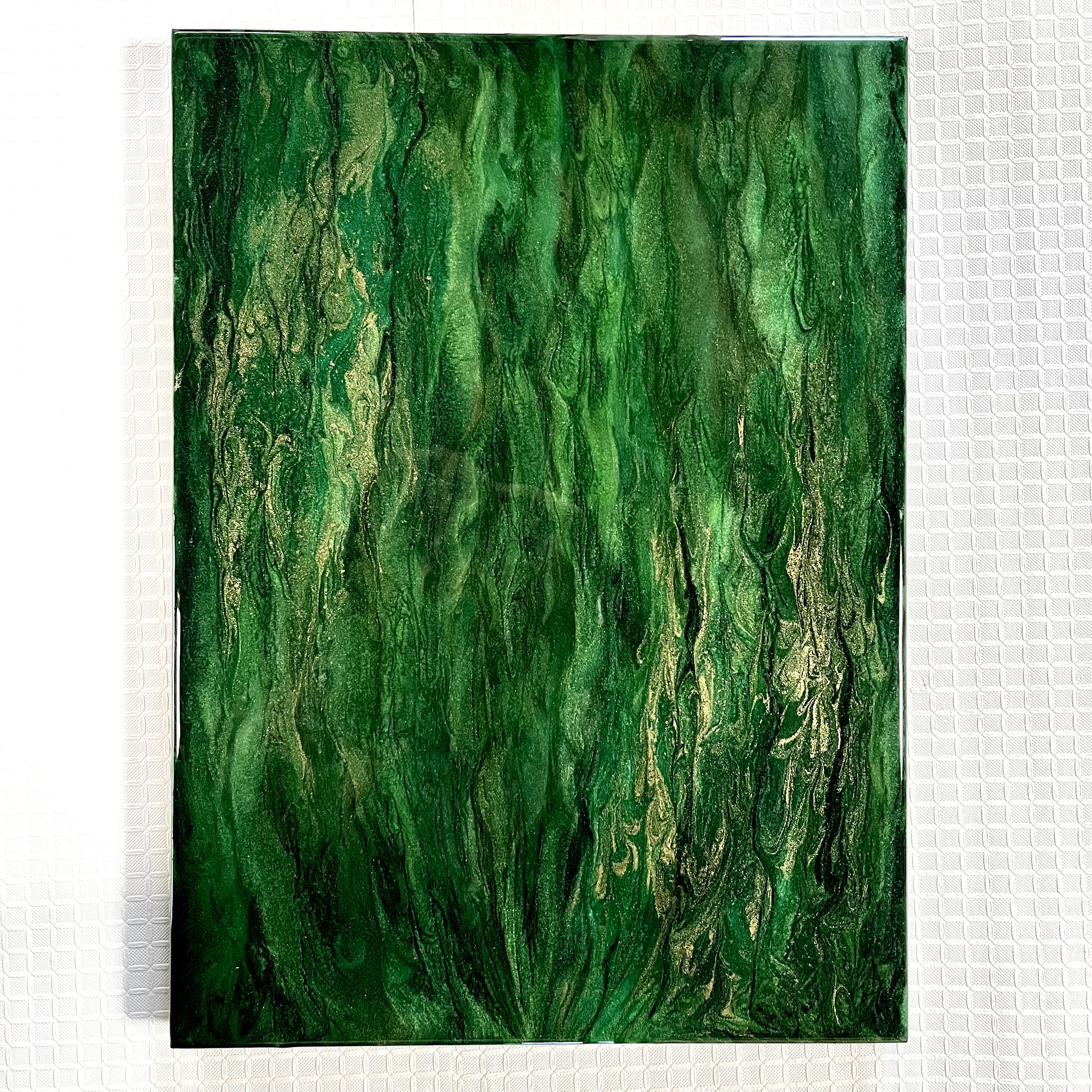 レジンアート・現代アート・抽象画・アートパネル【Resin-038】(33.3×24.2cm)