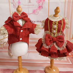 めるる⭐︎犬服　猫服　ハンドメイド　ワンピース　わんちゃん No.1158犬服 猫服 ハンドメイド ワンピース わんちゃん - メルカリ