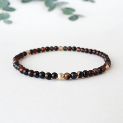 14kgf ルビー ラウンドカット ブレスレット(2mm) * 天然石