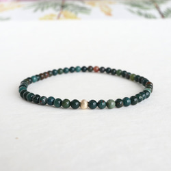 14kgf ルビー ラウンドカット ブレスレット(2mm) * 天然石