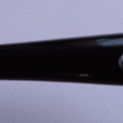 桜で拵えたおたましゃもじ　黒漆仕上げ 5枚目の画像