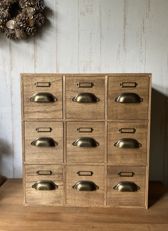 レトロな薬箪笥、チェスト