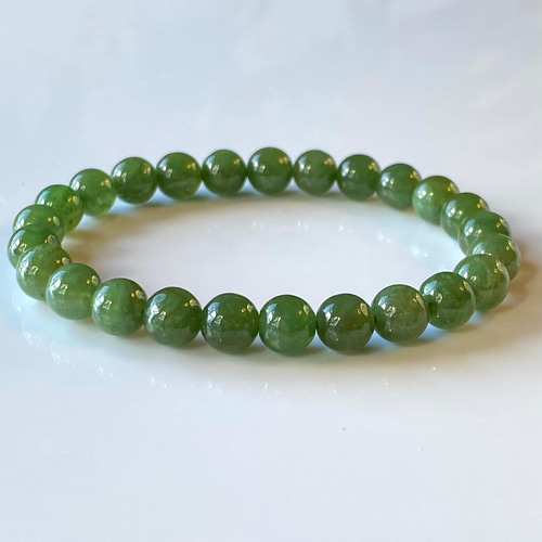 高品質 アイドクレース ガーネット 結晶入り 光波動ブレスレット B1023