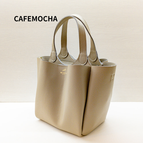 イタリア牛革】10c 2WAY3部屋ショルダートートバッグ〈5色展開