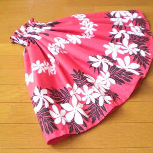 ✨パウスカート マゼンダピンク丈50cm ケイキ 子供 フラダンス