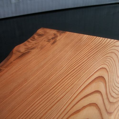 屋久杉 光明入り木目の美しい敷板 一輪挿し 花台 マウスパッド