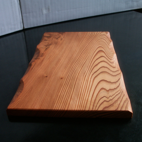 屋久杉 光明入り木目の美しい敷板 一輪挿し 花台 マウスパッド 飾り台