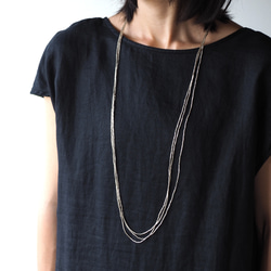 'mantel-top' triple long necklace 6枚目の画像