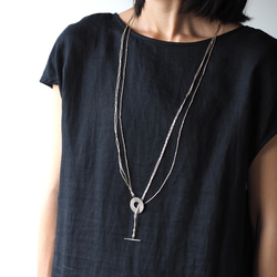 'mantel-top' triple long necklace 7枚目の画像