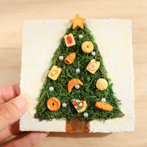 美味しいクリスマスツリーのアートパネル(パンの木) 絵画 日なたの窓