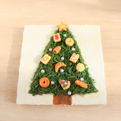 美味しいクリスマスツリーのアートパネル(パンの木) 絵画 日なたの窓