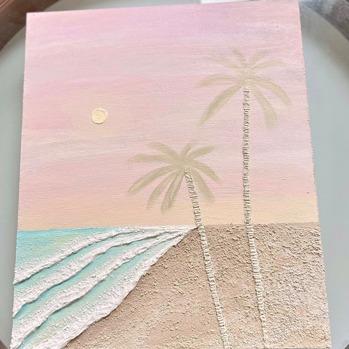現代アート テクスチャーアート 海岸 海 波 Hawaii 絵画 現代アート テクスチャーアート 海岸 海 波 Hawaii 絵画