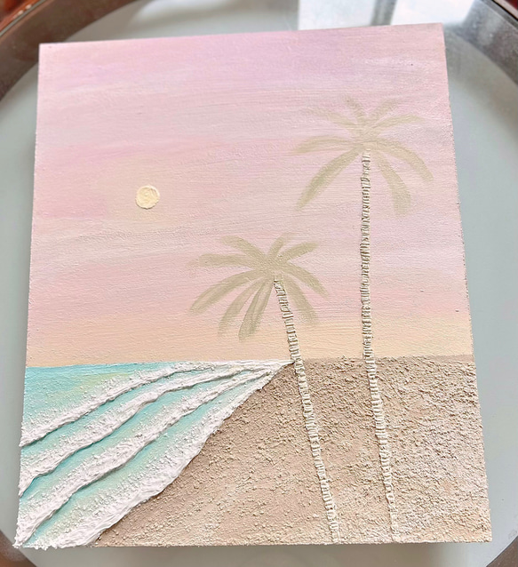 高級ブランド 海 海岸 テクスチャーアート 現代アート 波 絵画 Hawaii 絵画