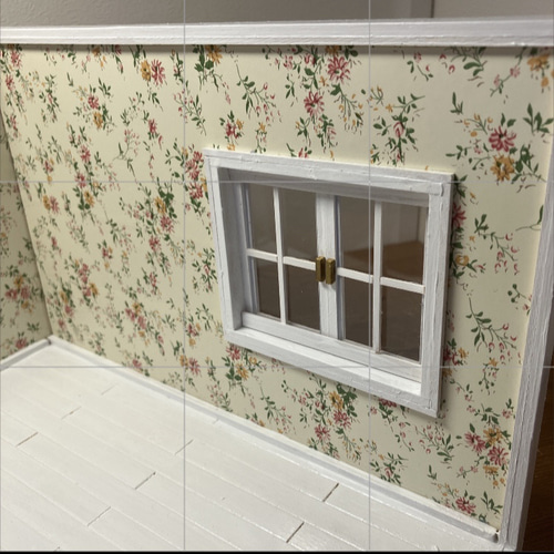 L字型ドールハウス　ドールハウス　ミニチュア家具 L字型ドールハウス ミニチュア家具 シルバニアサイズ その他置物