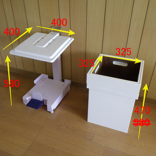 業務用ゴミ箱45Ⅼ医療用廃棄物ホルダーを使用