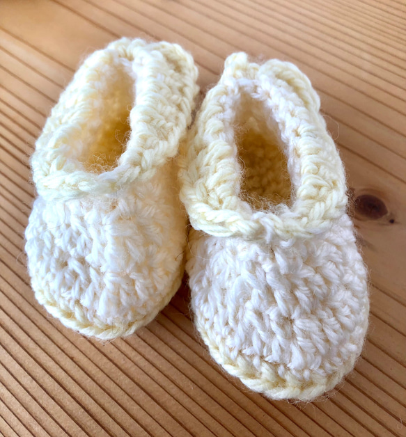 ベビー　ソックス　シューズ(バナナ)                 Baby Socks Shoes (Banana) 1枚目の画像