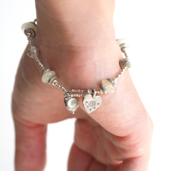 -Libyan grass- silver "karen-charm" bracelet 7枚目の画像