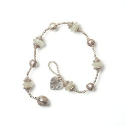 -Libyan grass- silver "karen-charm" bracelet 5枚目の画像