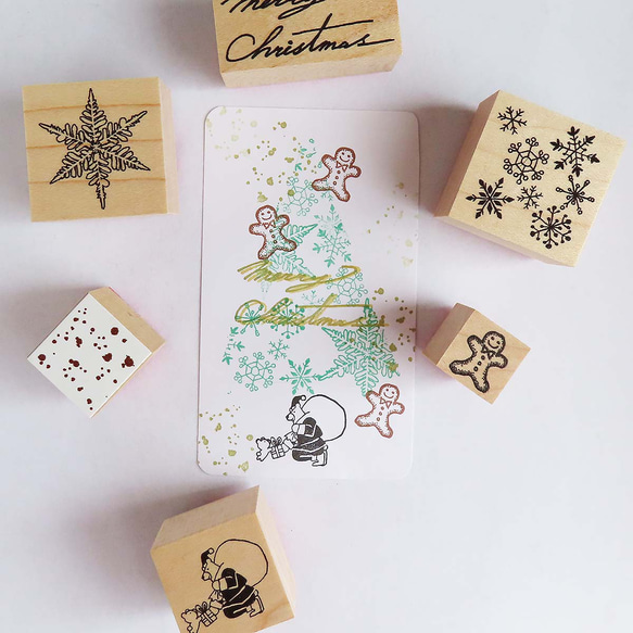 請給我一份禮物聖誕老人印章小熊284 第2張的照片