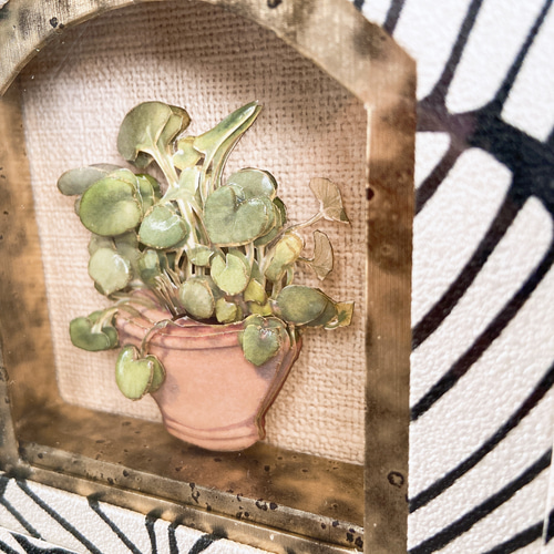 シャドウボックス完成品　花 シャドウボックス完成品　花