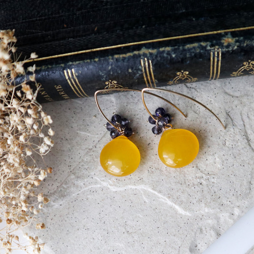 あんみ様 ピンクトパーズ*14kgfピアス あんみ様 宝石質ピンクトパーズ*