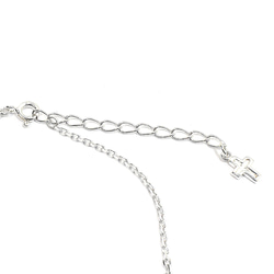 お買い得☆　天然石 ローズクオーツ シルバーネックレス 6枚目の画像